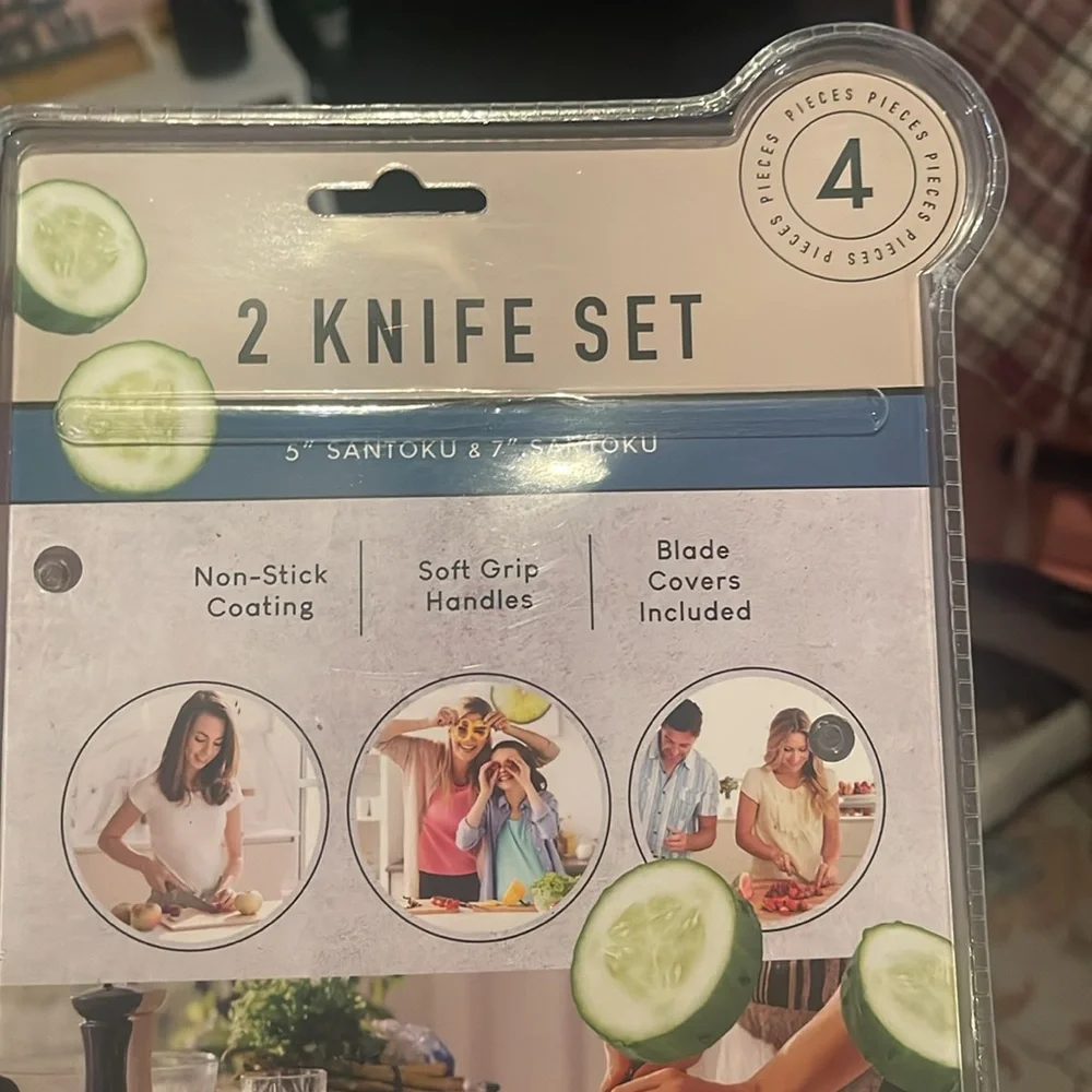 Blue 2-Piece Knife Set